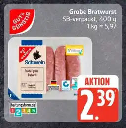 Edeka Grobe Bratwurst Angebot