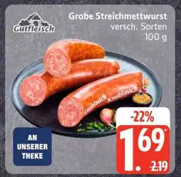 Edeka Grobe Streichmettwurst Angebot
