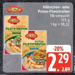 Edeka Hähnchen- oder Puten-Filetstreifen Angebot