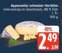 Edeka Appenzeller schweizer Hartkäse Angebot