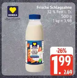 Edeka Frische Schlagsahne Angebot