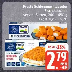 Edeka FROSTA Schlemmerfilet oder Fischstäbchen Angebot