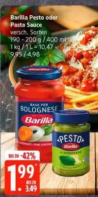 Edeka Barilla Pesto oder Pasta-Sauce Angebot