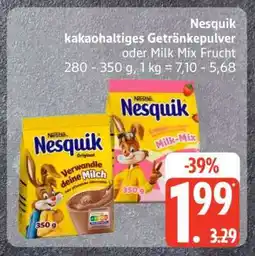 Edeka Nesquik kakao- oder Milk Mix Frucht Angebot