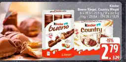 Edeka Kinder Bueno Riegel, Country Riegel Angebot