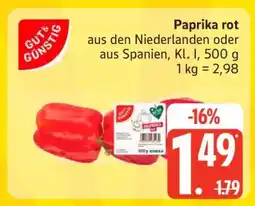 Edeka Paprika rot Angebot