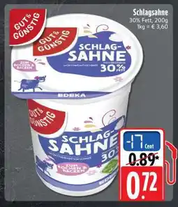 Edeka Schlagsahne Angebot