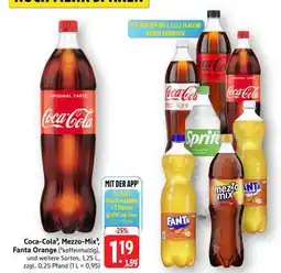 Edeka Coca-Cola, Mezzo Mix, Fanta Orange Angebot