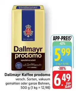 Edeka Dallmayr Kaffee prodomo Angebot