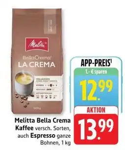Edeka Melitta Bella Crema Kaffee Angebot