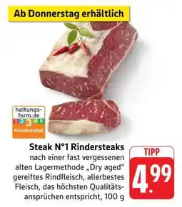 Edeka Steak N°1 Rindersteaks Angebot