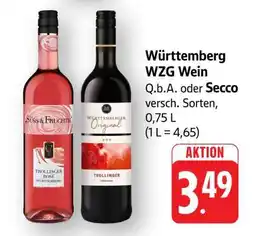 Edeka Württemberg WZG Wein Angebot