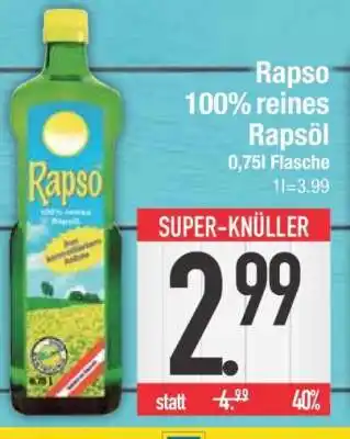 Edeka Rapso 100 % reines Rapsöl Angebot