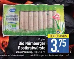 Edeka Bio Nürnberger Rostbratwürste Angebot