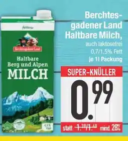 Edeka Berchtesgadener Land Haltbare Milch Angebot