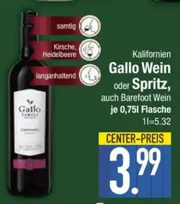 Edeka Gallo Wein oder Spritz Angebot