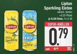 Edeka Lipton Sparkling Eistee Angebot