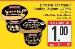 Edeka Ehrmann High Protein Pudding, Joghurt oder Drink Angebot