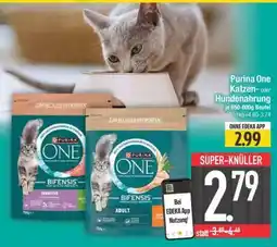 Edeka Purina One Katzen- oder Hundenahrung Angebot