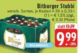 Edeka Bitburger Stubbi Angebot