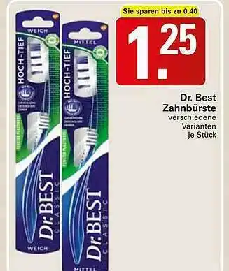 WEZ Dr Best Zahnbürste Angebot