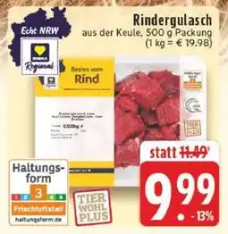 Edeka Rindergulasch Angebot