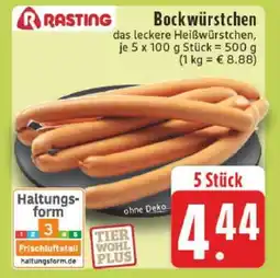 Edeka Rasting Bockwürstchen Angebot