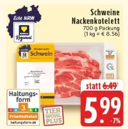 Edeka Schweine Nackenkotelett Angebot
