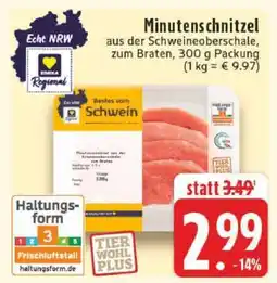 Edeka Minutenschnitzel Angebot