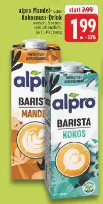 Edeka ALPRO Mandel- oder Kokosnuss-drink Angebot