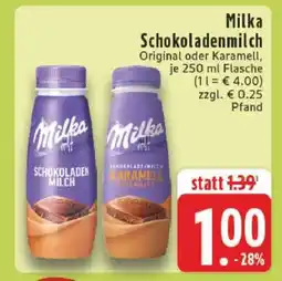 Edeka Milka Schokoladenmilch Angebot