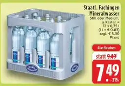 Edeka Staatl. Fachingen Mineralwasser Angebot
