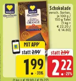 Edeka Schokolade Angebot