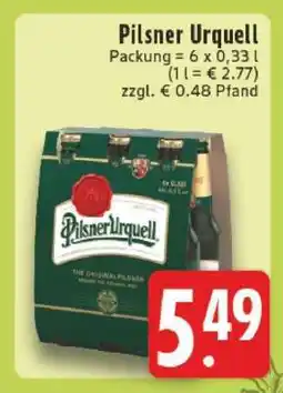 Edeka Pilsner Urquell Angebot