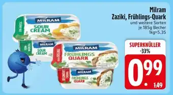 Edeka Milram Zaziki, Frühlings-Quark Angebot