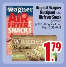 Edeka Original Wagner Rustipani oder Airfryer Snack Angebot