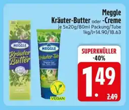 Edeka Meggle Kräuter-Butter oder -Creme Angebot