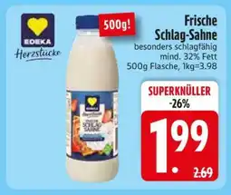 Edeka Frische Schlag-Sahne Angebot