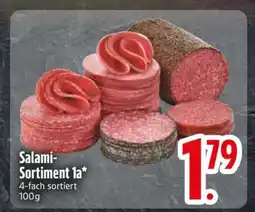 Edeka Salami- Sortiment 1a Angebot