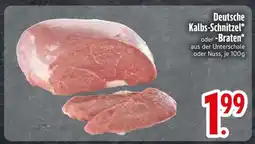 Edeka Deutsche Kalbs-Schnitzel oder Braten Angebot