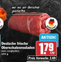 HIT Deutsche frische Oberschalenrouladen vom Jungbullen Angebot
