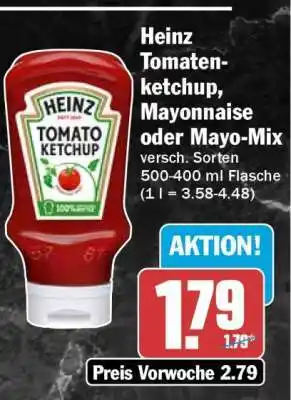HIT Heinz Tomatenketchup, Mayonnaise oder Mayo-Mix Angebot
