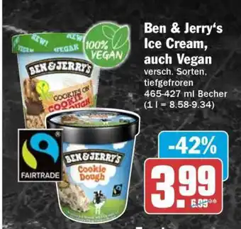 HIT Ben & Jerry‘s Ice Cream, auch Vegan Angebot