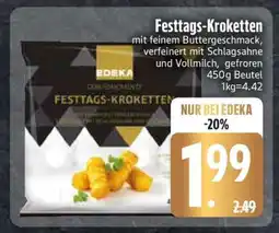 Edeka Festtags- Kroketten Angebot