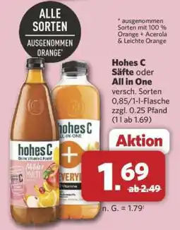 Combi Hohes C Säfte oder All in One Angebot