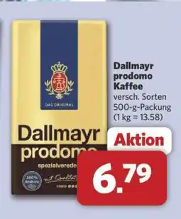 Combi Dallmayr prodomo Kaffee Angebot