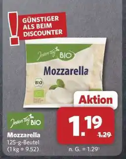 Combi Jeden Tag Bio Mozzarella Angebot