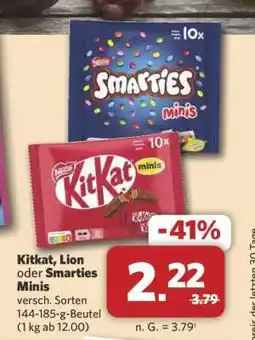 Combi KitKat, Lion oder Smarties Minis Angebot