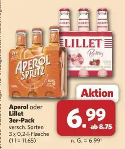 Combi Aperol oder Lillet 3er-Pack Angebot