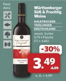 Combi Württemberg Süß & Fruchtig Weine Angebot